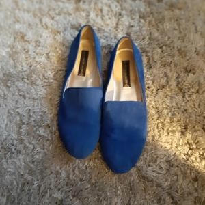 Steve Madden blue suede loafer